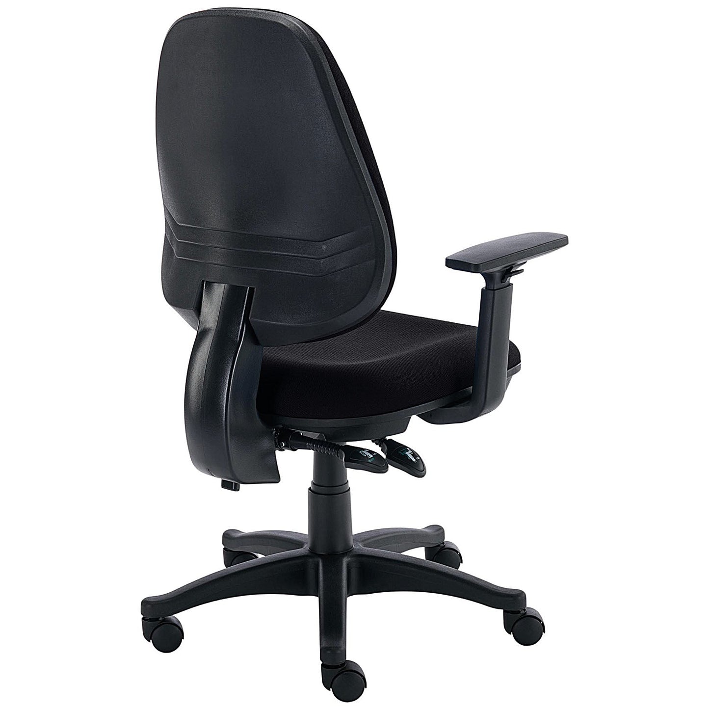 Astin Nesta Operator Chair with Adjustable Arms, Black