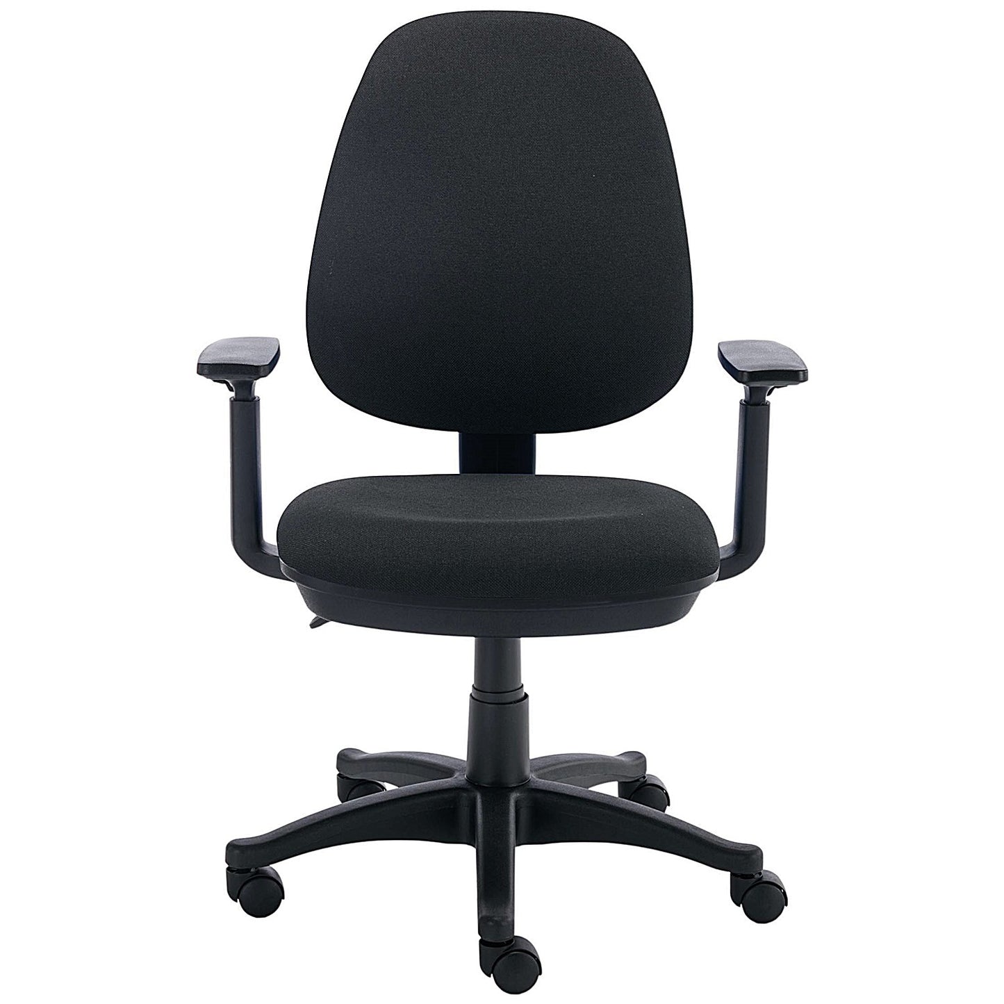 Astin Nesta Operator Chair with Adjustable Arms, Black