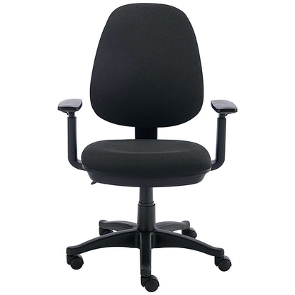 Astin Nesta Operator Chair with Adjustable Arms, Black