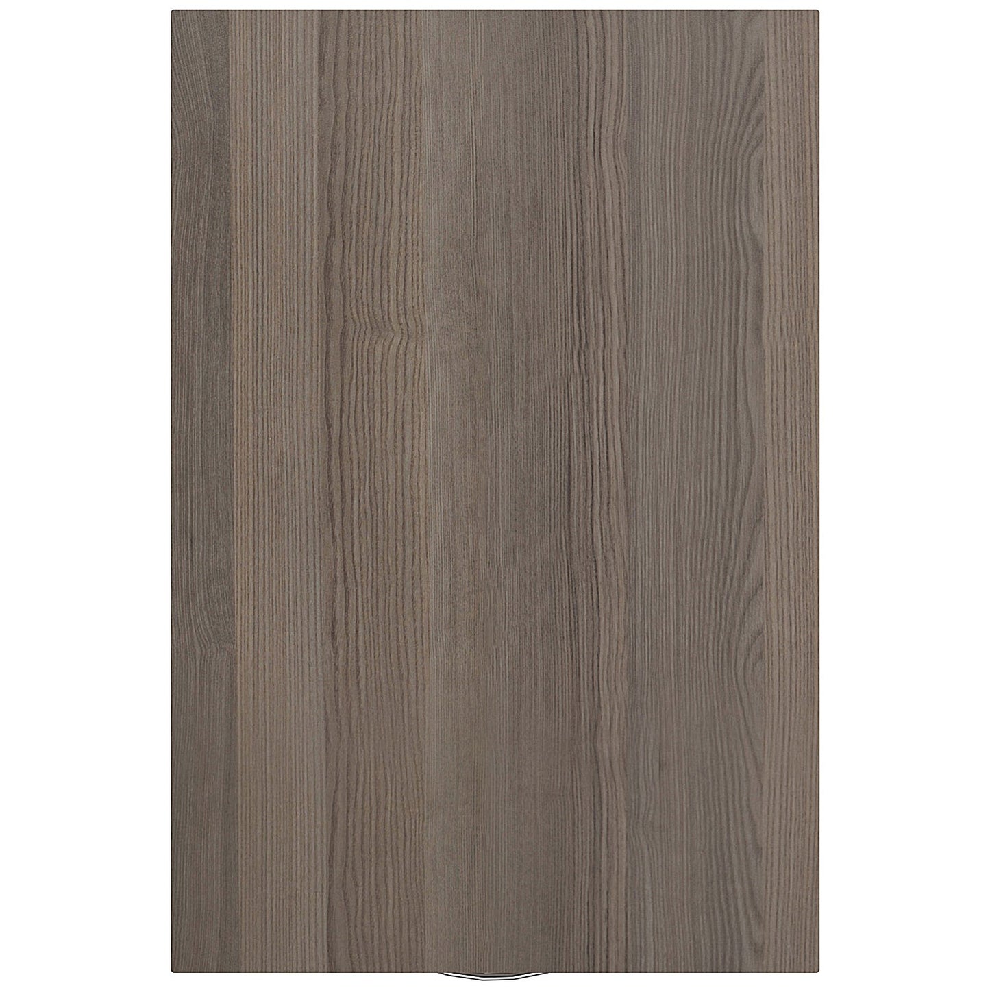 First 3 Drawer Desk High Pedestal, 600mm Deep, Grey Oak