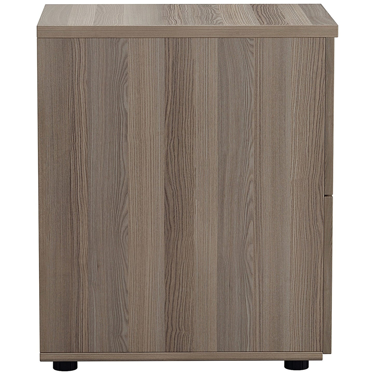 First Foolscap Filing Cabinet, 2 Drawer, Grey Oak
