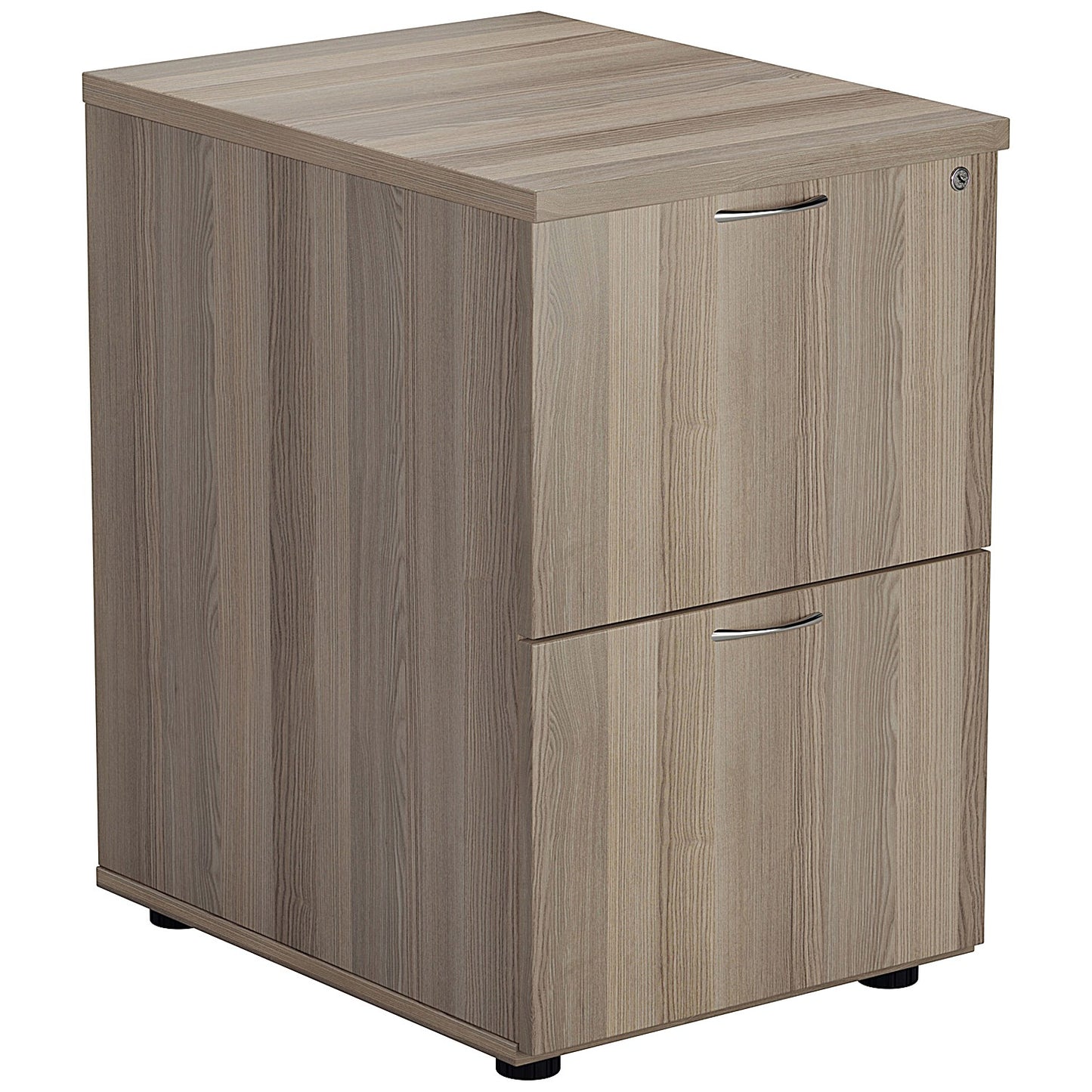 First Foolscap Filing Cabinet, 2 Drawer, Grey Oak