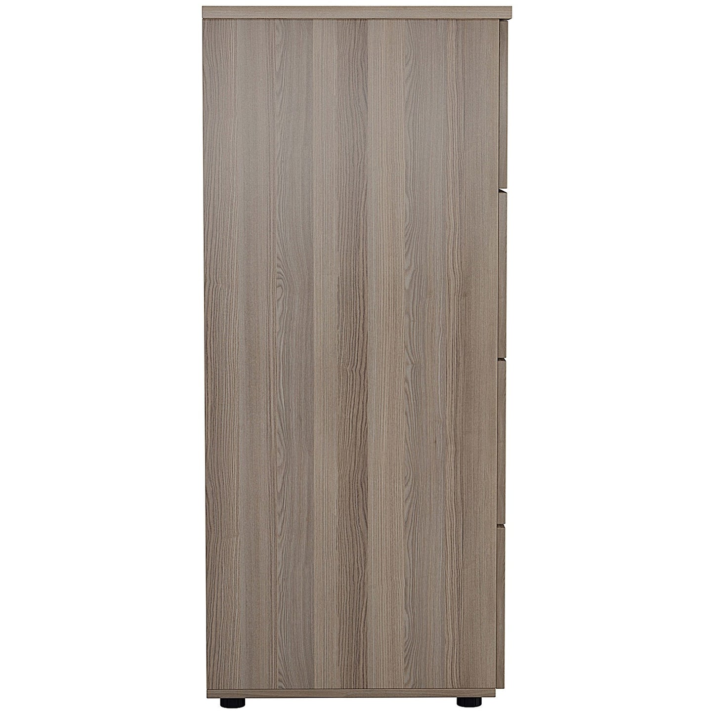First Foolscap Filing Cabinet, 4 Drawer, Grey Oak