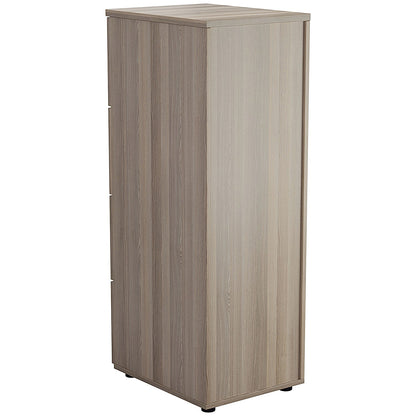 First Foolscap Filing Cabinet, 4 Drawer, Grey Oak