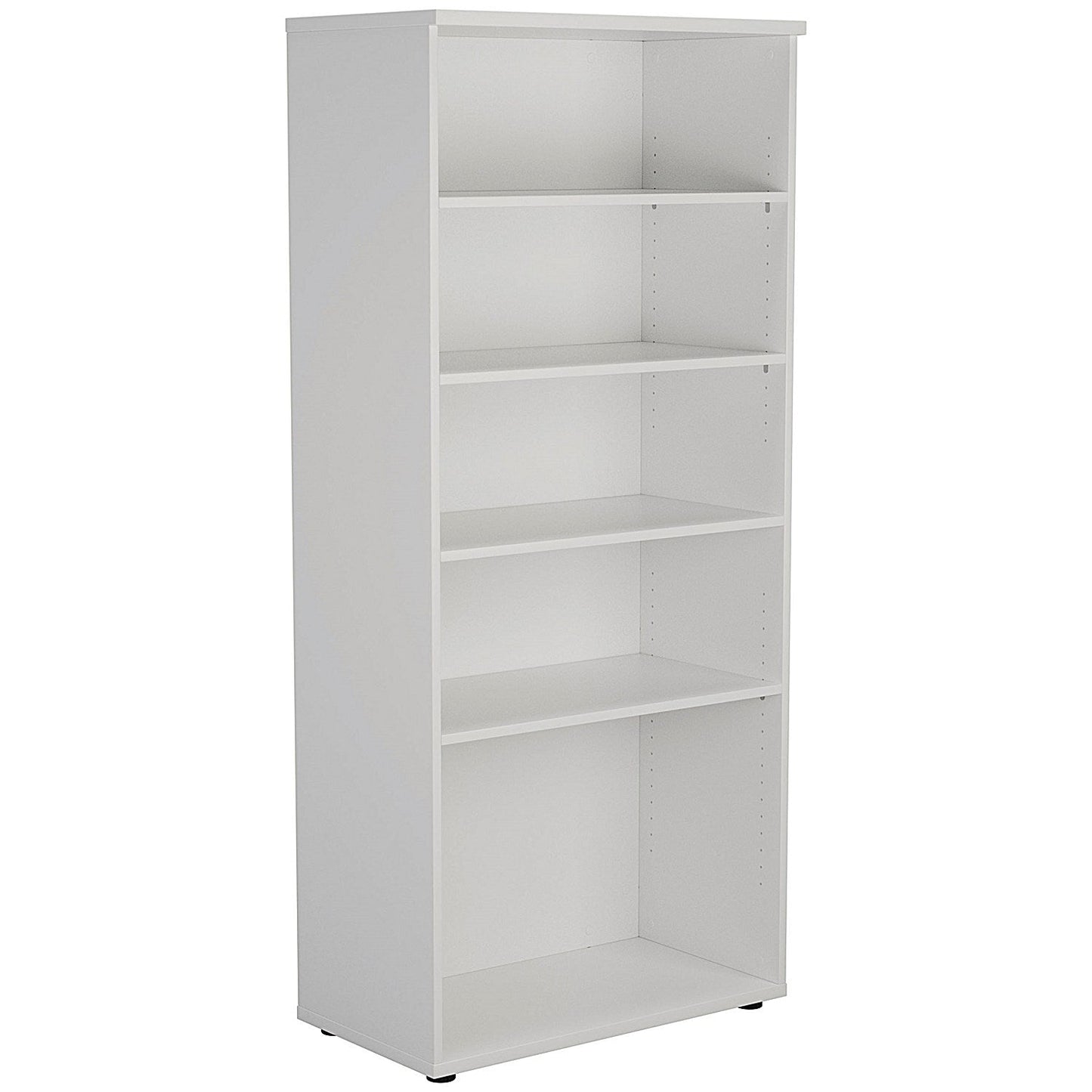 Jemini Tall Wooden Bookcase, 4 Shelves, 1800mm High, White Easy2Order : KF811022