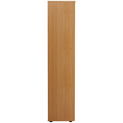 Jemini Extra Tall Wooden Cupboard, 4 Shelves, 2000mm High, Beech