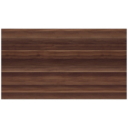 Jemini Extra Tall Wooden Cupboard, 4 Shelves, 2000mm High, Walnut