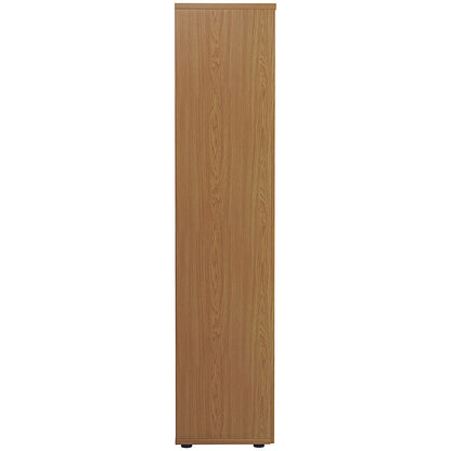 Jemini Extra Tall Wooden Cupboard, 4 Shelves, 2000mm High, Oak