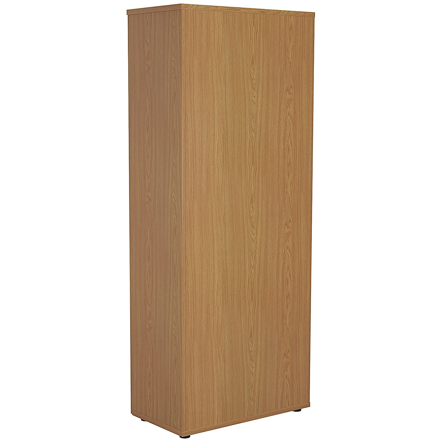 Jemini Extra Tall Wooden Cupboard, 4 Shelves, 2000mm High, Oak