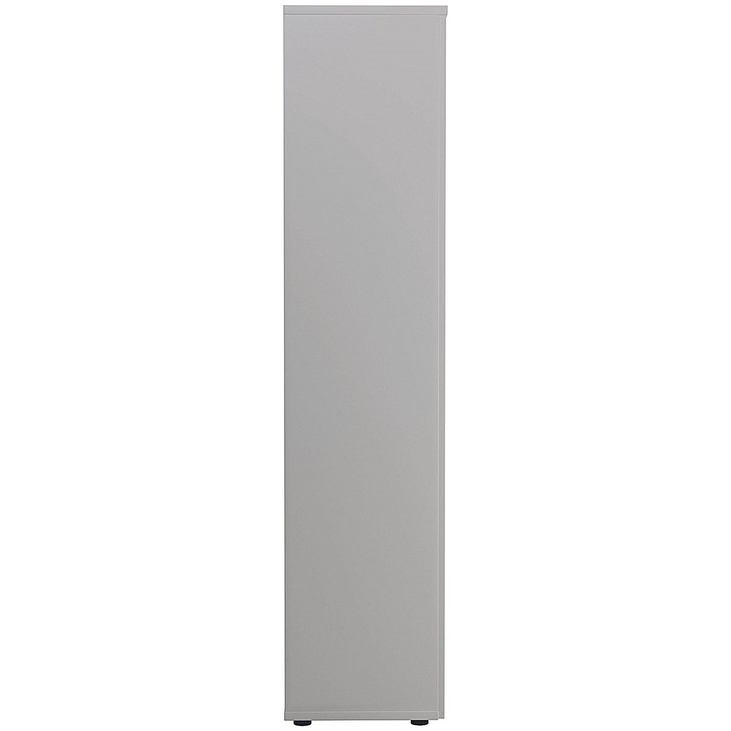 Jemini Extra Tall Wooden Cupboard, 4 Shelves, 2000mm High, White