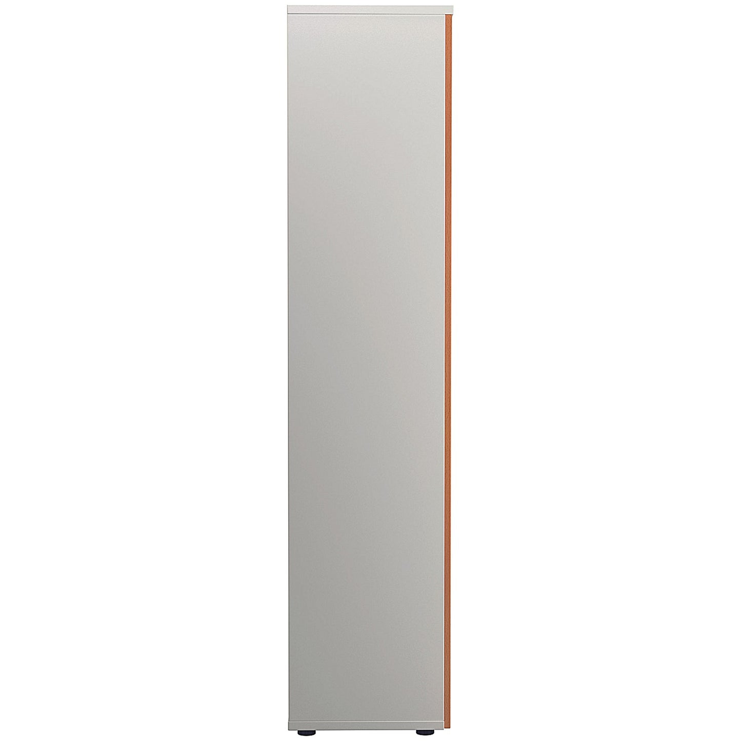 Jemini Two-Tone Extra Tall Cupboard, 4 Shelves, 2000mm High, Beech and White