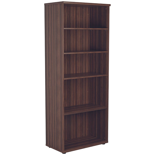 Jemini Extra Tall Wooden Bookcase, 4 Shelves, 2000mm High, Walnut Easy2Order : KF811152