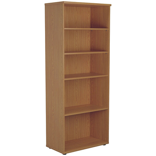 Jemini Extra Tall Wooden Bookcase, 4 Shelves, 2000mm High, Oak Easy2Order : KF811183
