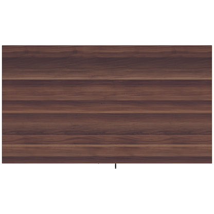 Jemini Desk High Wooden Cupboard, 1 Shelf, 730mm High, Walnut
