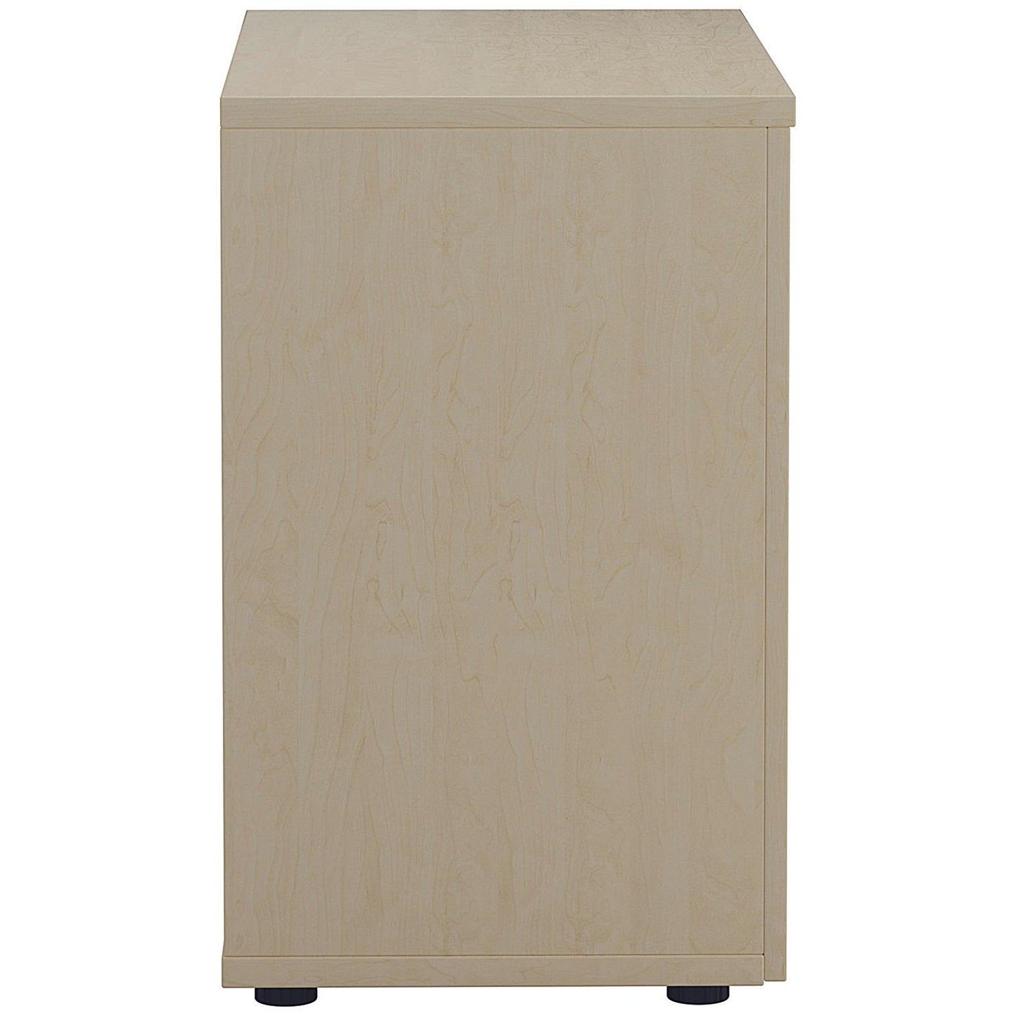 Jemini Desk High Wooden Cupboard, 1 Shelf, 730mm High, Maple
