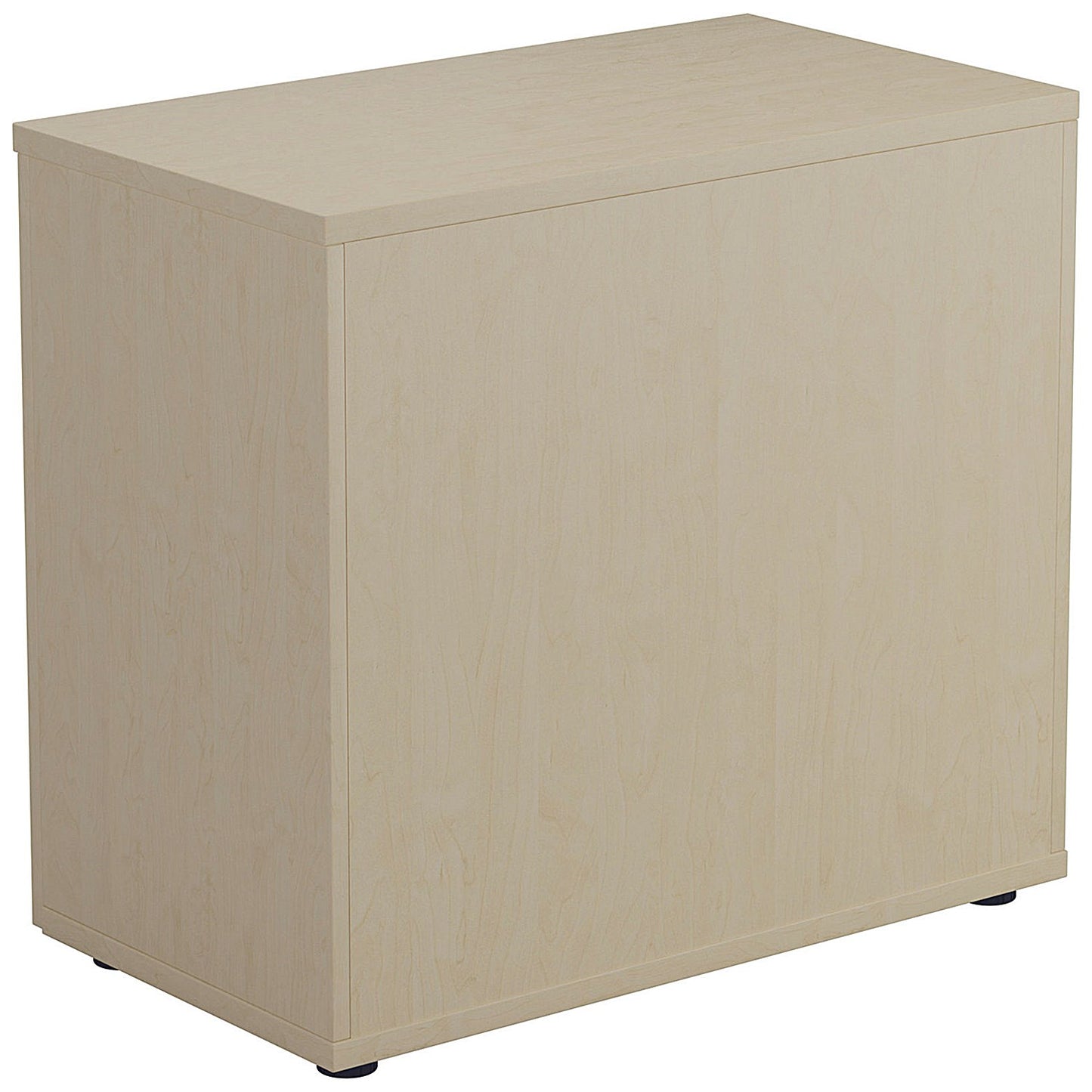 Jemini Desk High Wooden Cupboard, 1 Shelf, 730mm High, Maple