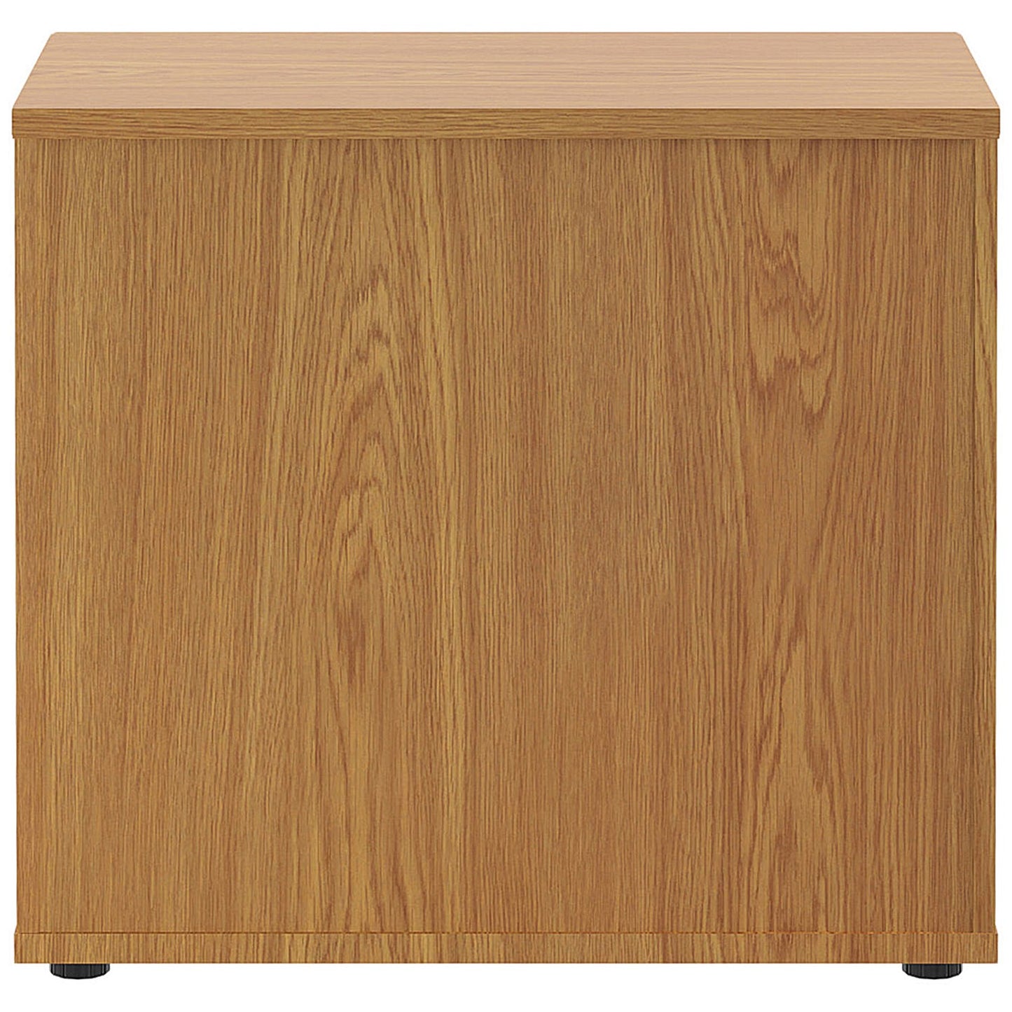 Jemini Desk High Wooden Cupboard, 1 Shelf, 730mm High, Oak