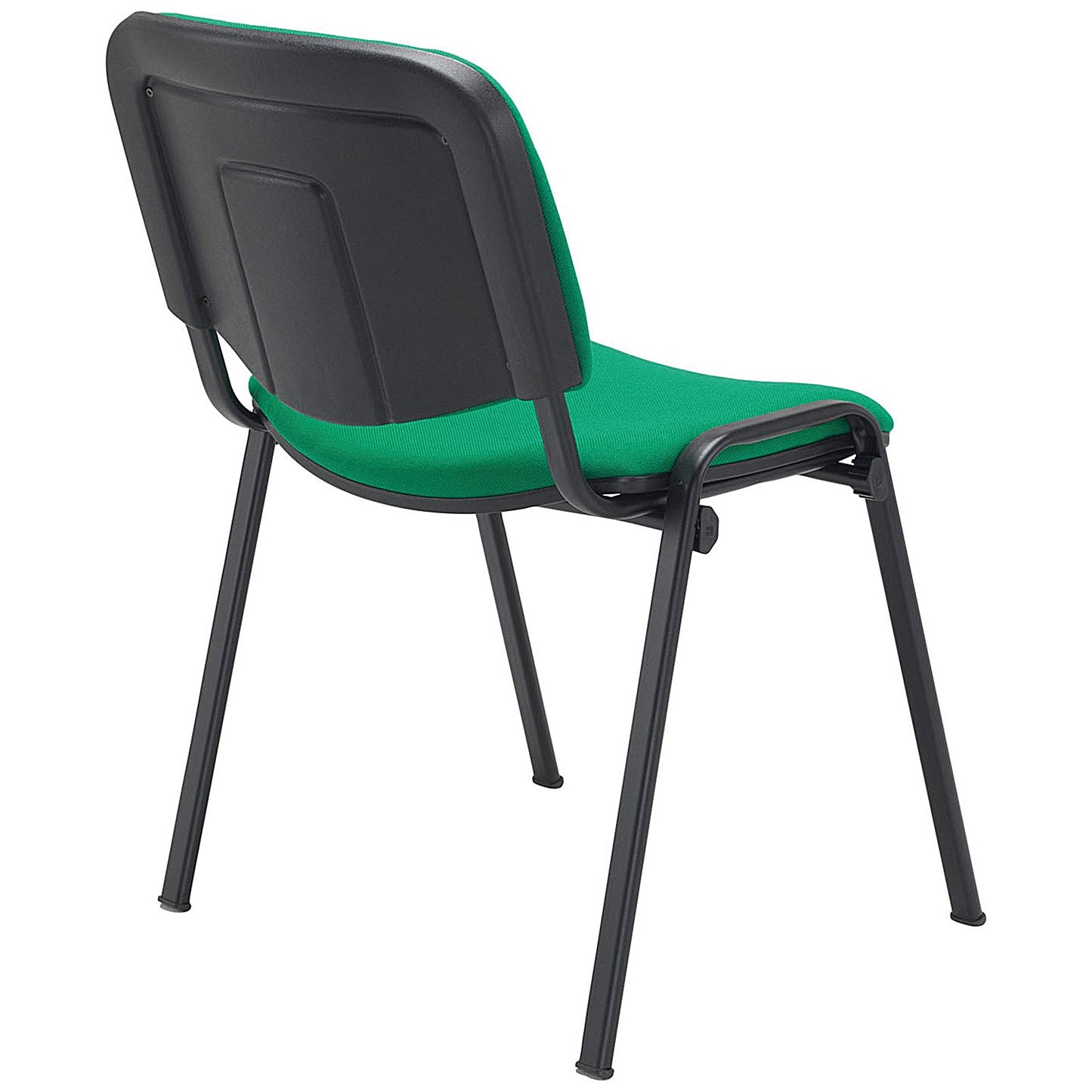 Jemini Ultra Multipurpose Black Frame Stacking Chair, Green