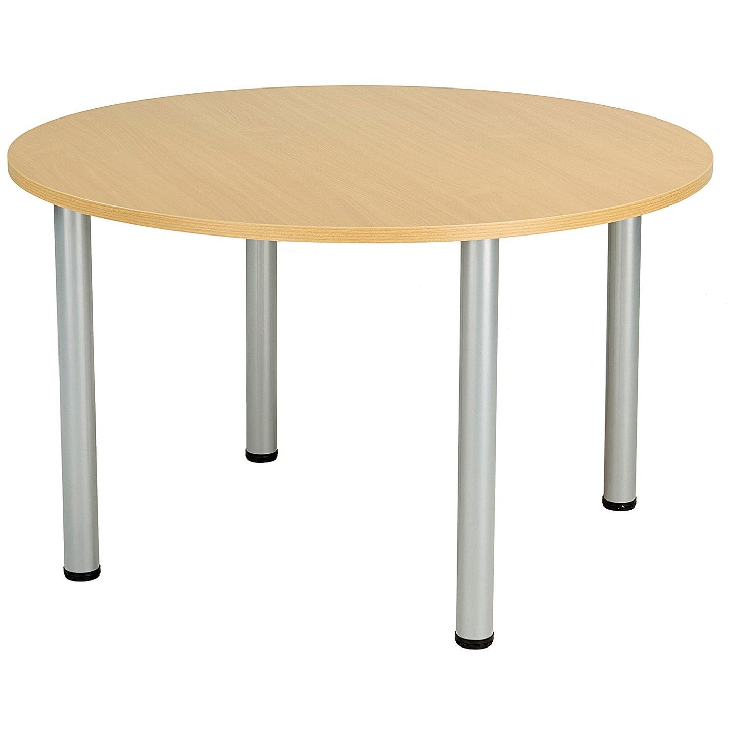 Jemini Circular Meeting Table, 1200x1200mm, Oak