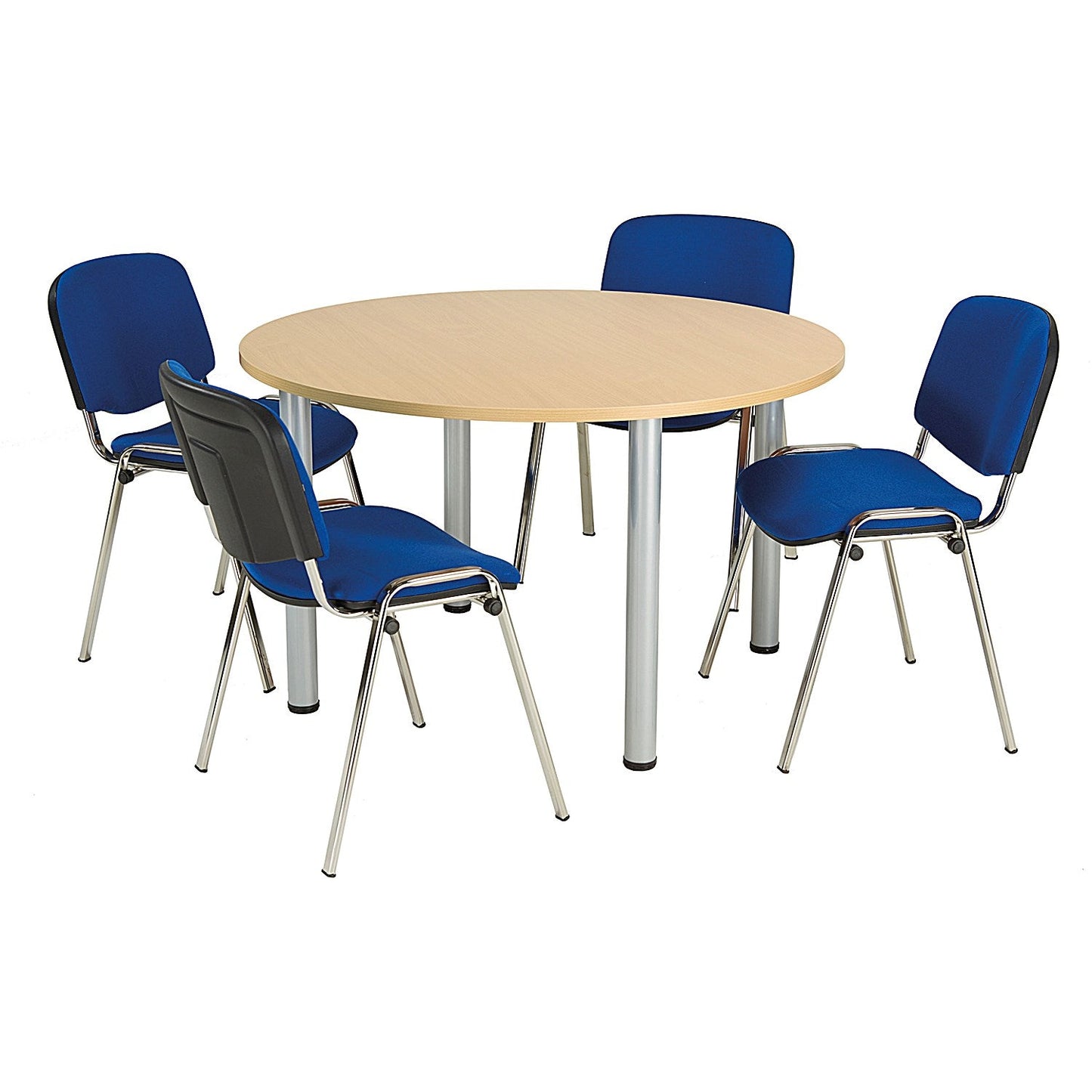 Jemini Circular Meeting Table, 1200x1200mm, Oak Easy2Order : KF816585