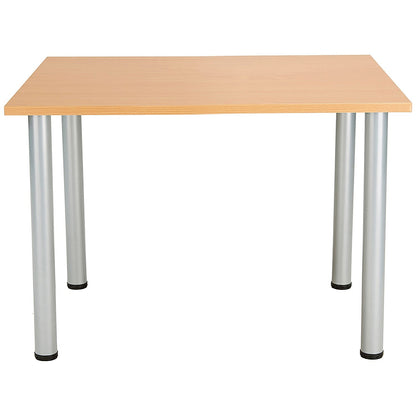 Jemini Rectangular Meeting Table, 1200x800mm, Beech