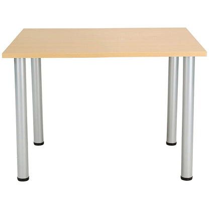 Jemini Rectangular Meeting Table, 1200x800mm, Oak