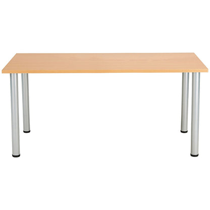 Jemini Rectangular Meeting Table, 1600x800mm, Beech