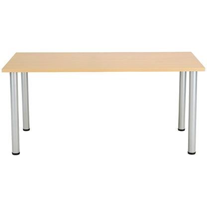Jemini Rectangular Meeting Table, 1600x800mm, Oak