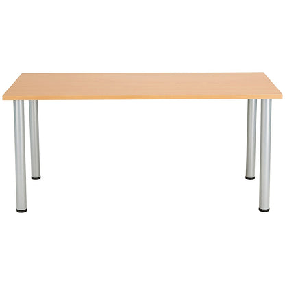 Jemini Rectangular Meeting Table, 1800x800mm, Beech