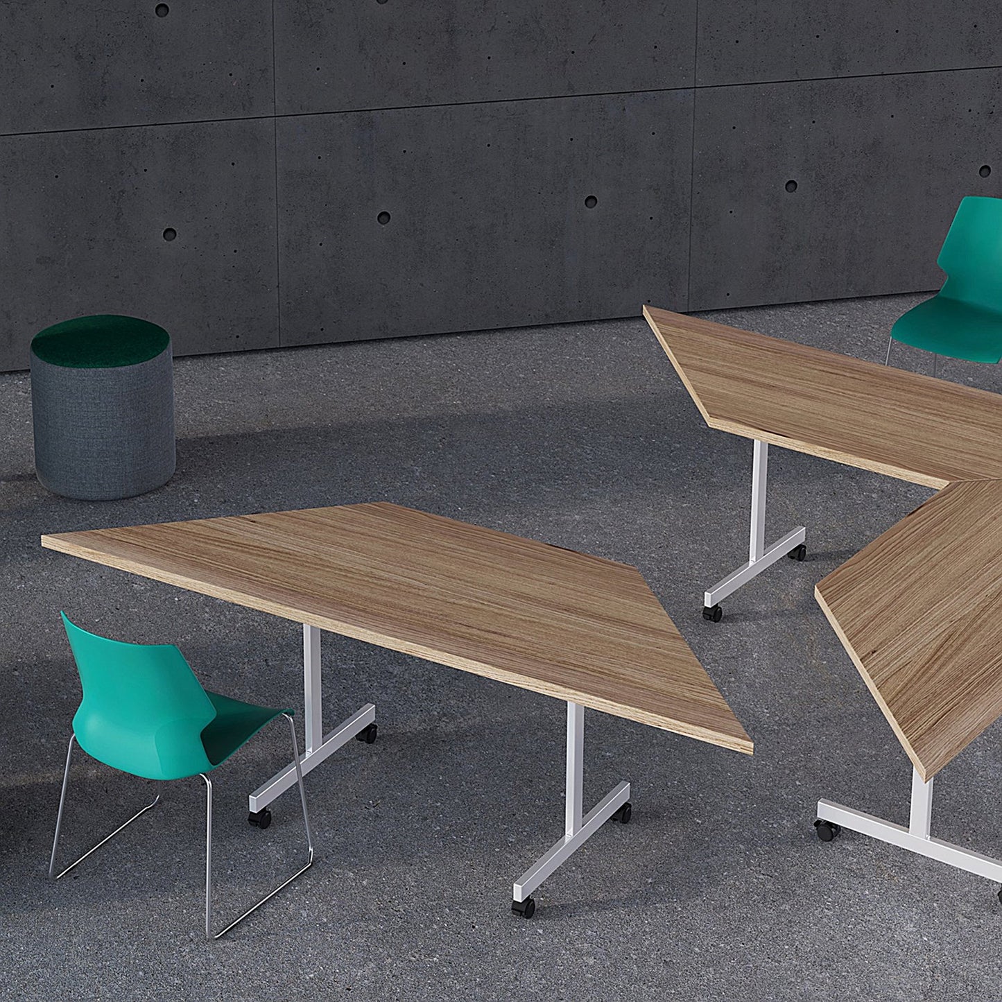 Jemini Rectangular Tilt Table, 1200x800mm, Beech