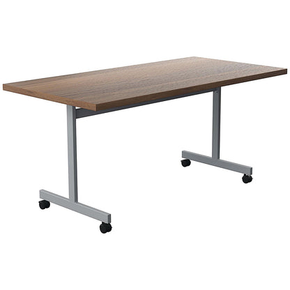 Jemini Rectangular Tilt Table, 1600x800mm, Walnut