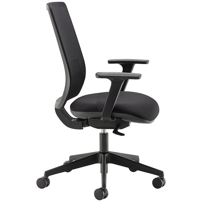 Cappela Nuevo Mesh Chair, Height Adjustable Arms, Black