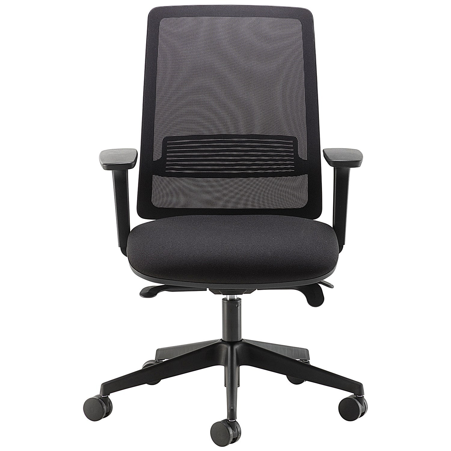 Cappela Nuevo Mesh Chair, Height Adjustable Arms, Black