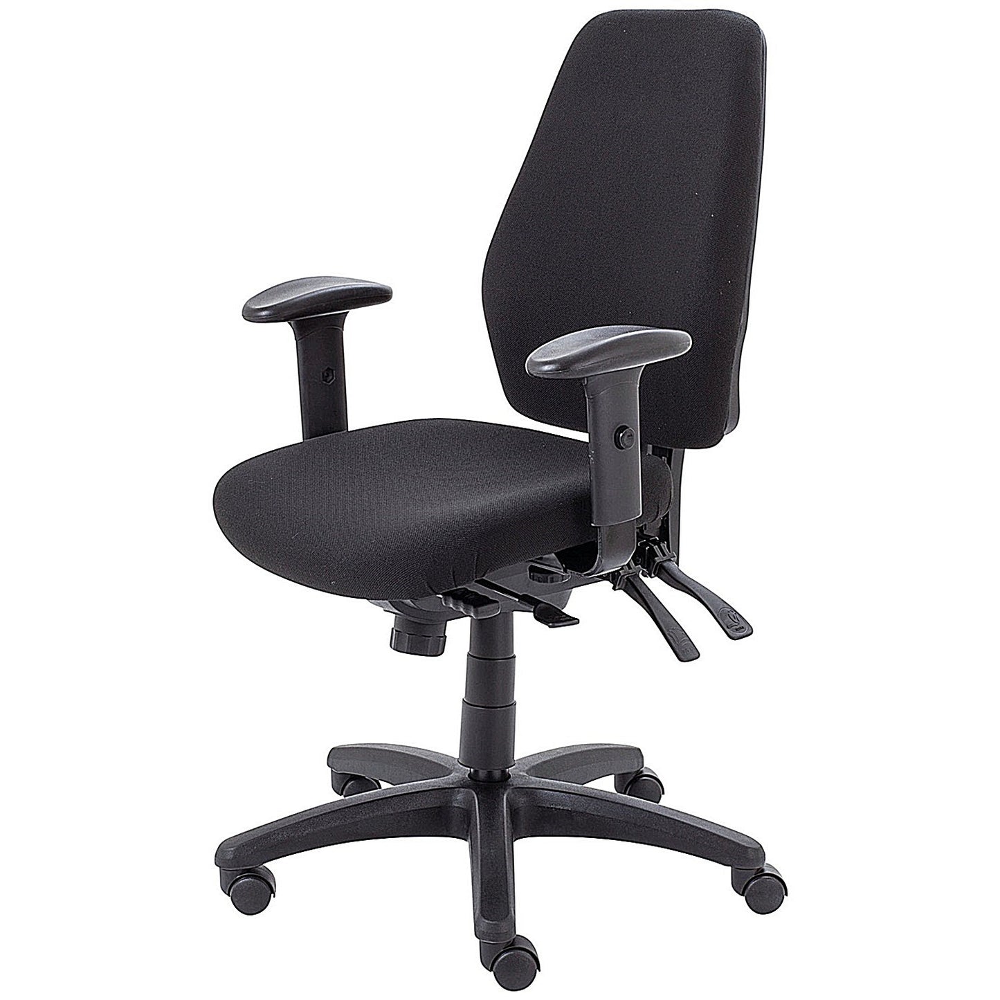 Avior Centro Call Centre Chair, Height Adjustable Arms, Black