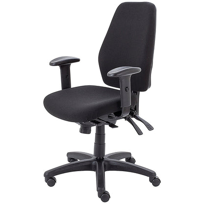 Avior Centro Call Centre Chair, Height Adjustable Arms, Black