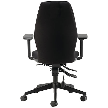 Cappela Leo Deluxe High Back Posture Chair, Black