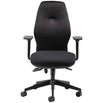 Cappela Leo Deluxe High Back Posture Chair, Black