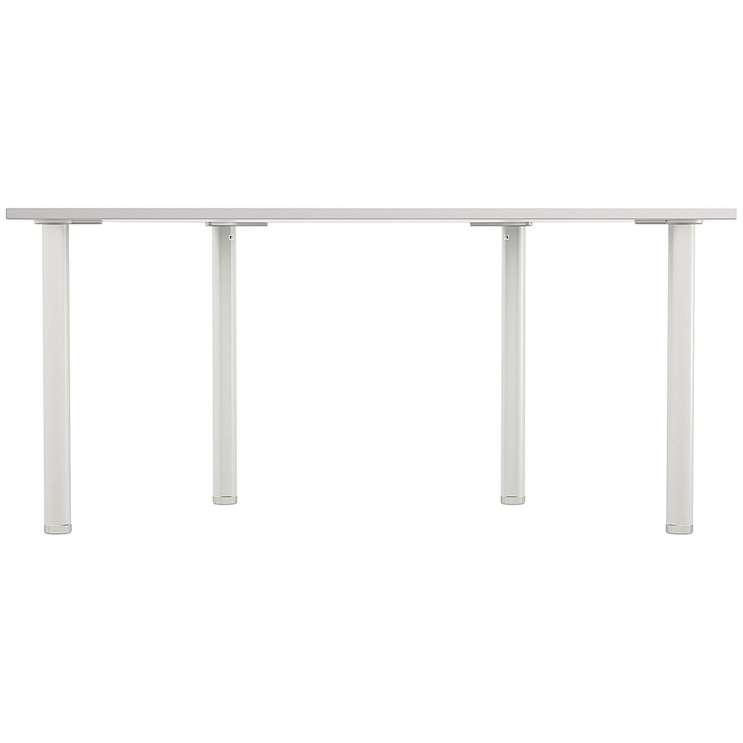 Jemini Semi Circular Multipurpose Table, 1600x800mm, White