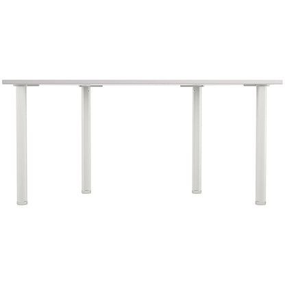 Jemini Semi Circular Multipurpose Table, 1600x800mm, White