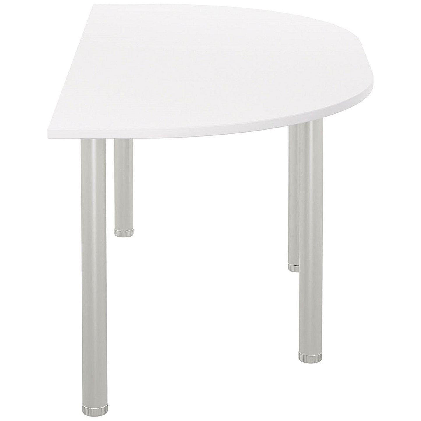 Jemini Semi Circular Multipurpose Table, 1600x800mm, White Easy2Order : KF819943