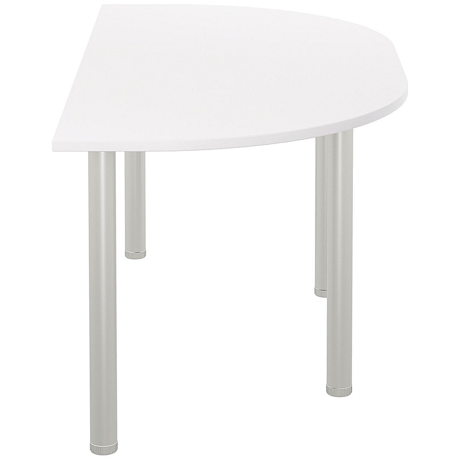 Jemini Semi Circular Multipurpose Table, 1600x800mm, White Easy2Order : KF819943