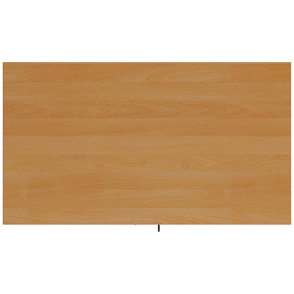 First Desk High Wooden Storage Cupboard, 1 Shelf, 730mm High, Beech