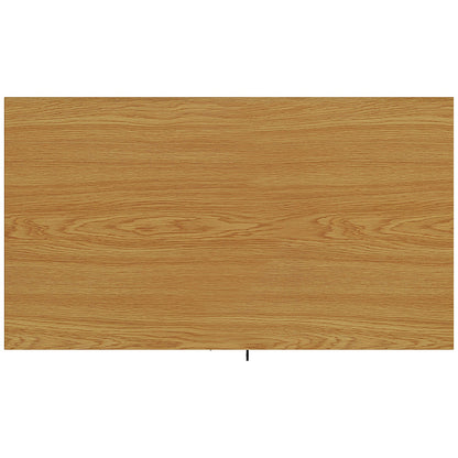 First Desk High Wooden Storage Cupboard, 1 Shelf, 730mm High, Oak