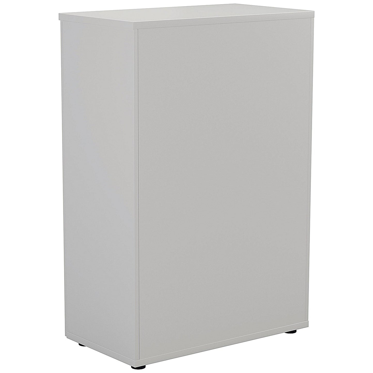 First Medium Wooden Storage Cupboard, 3 Shelves, 1200mm High, White