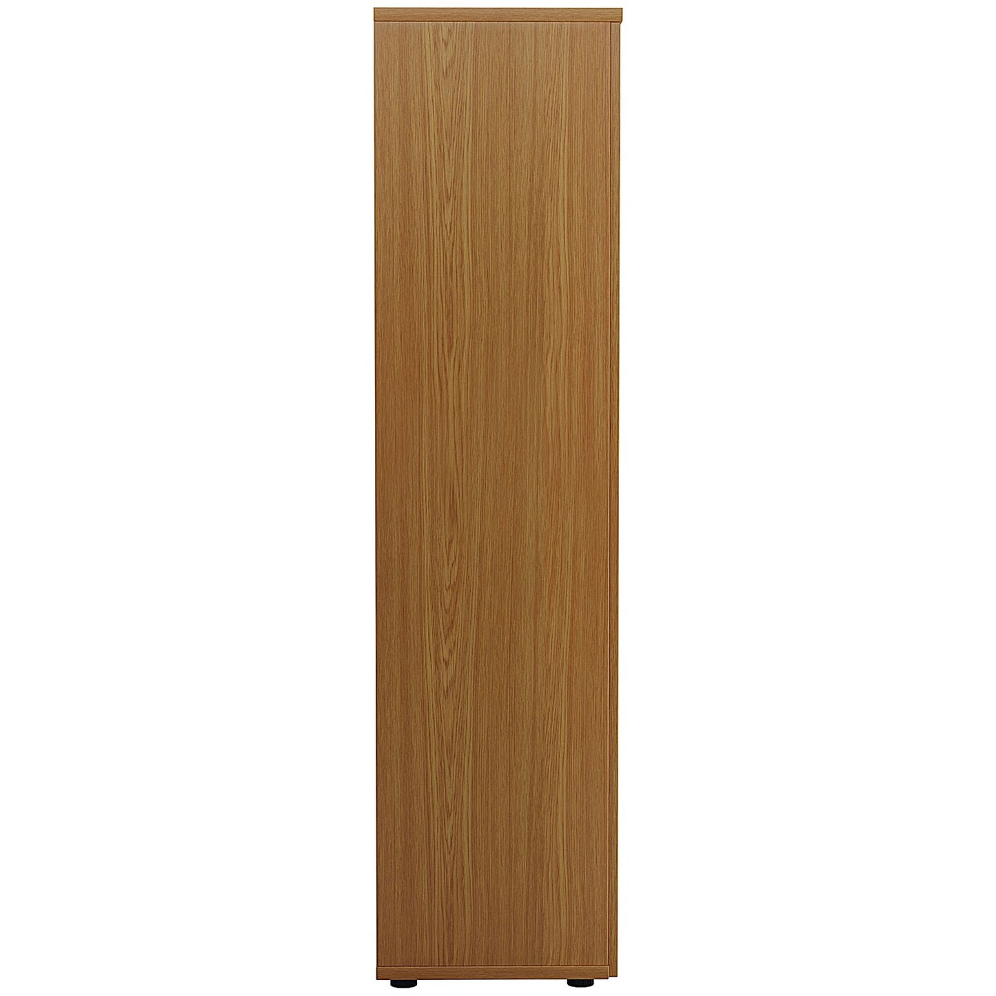 First Tall Wooden Storage Cupboard, 4 Shelves, 1800mm High, Oak