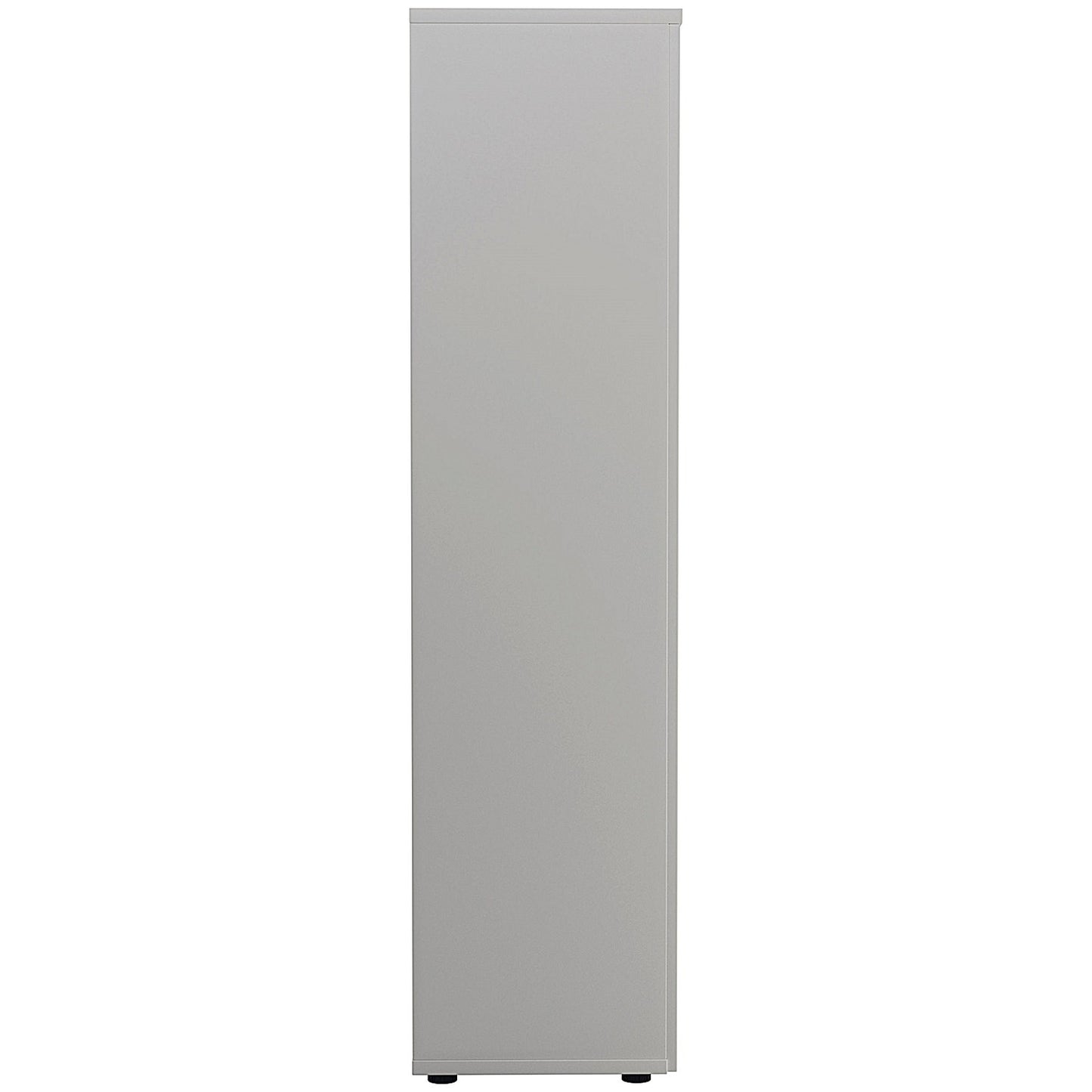 First Tall Wooden Storage Cupboard, 4 Shelves, 1800mm High, White
