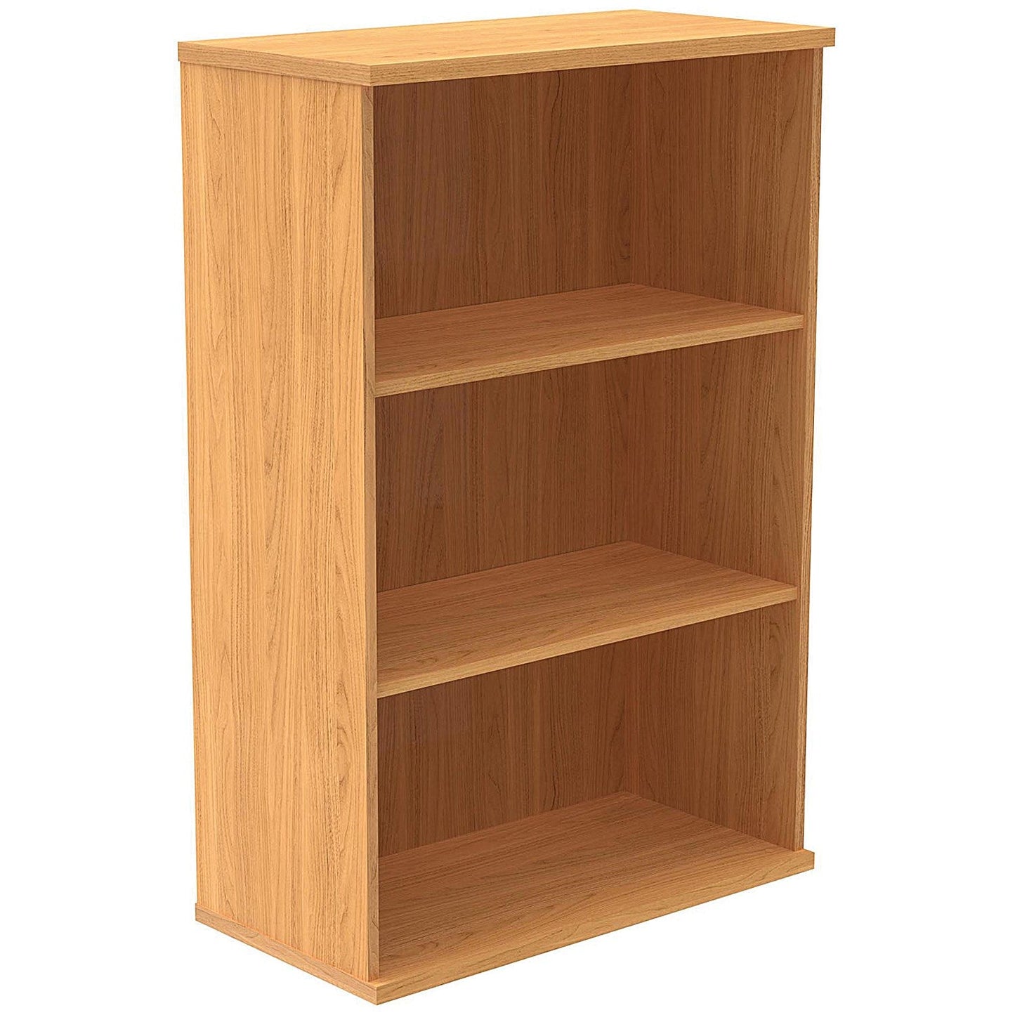 Polaris Medium Bookcase, 2 Shelves, 1204mm High, Beech Easy2Order : KF821006