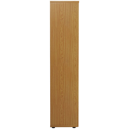 First Extra Tall Wooden Cupboard, 4 Shelves, 2000mm High, Oak