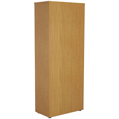 First Extra Tall Wooden Cupboard, 4 Shelves, 2000mm High, Oak