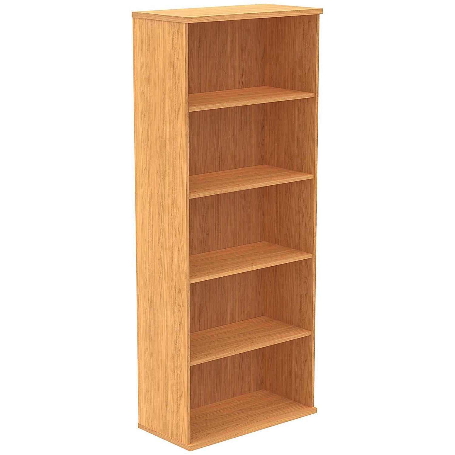 Polaris Extra Tall Bookcase, 4 Shelves, 1980mm High, Beech Easy2Order : KF821026